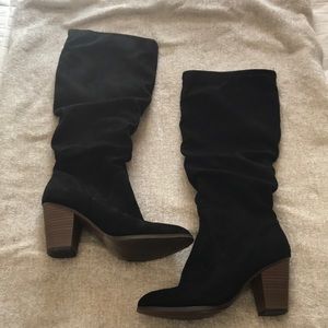 Merona Black Heeled Boot